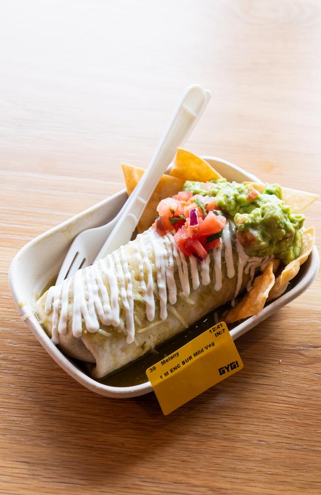 Guzman y Gomez burritos being served in Chicago.