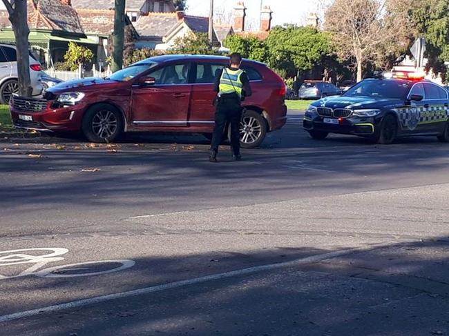 A car clipped another vehicle at the intersection in June this year and spun into a tree.