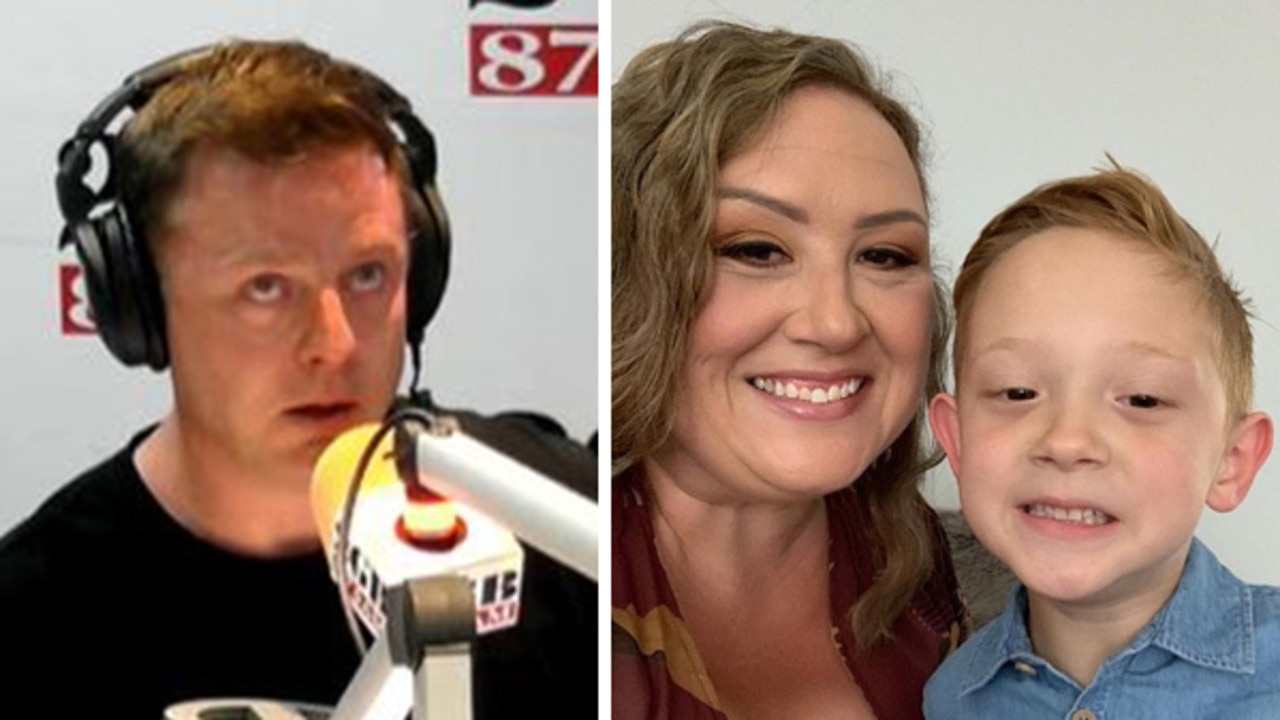 Ben Fordham announced the death of his ‘little mate’, five-year-old Luca, the only son of his cousin, Tori. Picture: 2GB