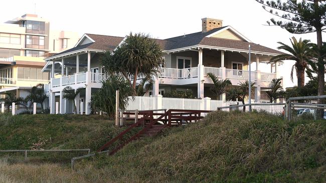 2 Heron Ave in Mermaid Beach, sold by owner and former AFL player and now property developer Tony Smith and his wife Simone, for $25 million. Photo: Lyndon Mechielsen