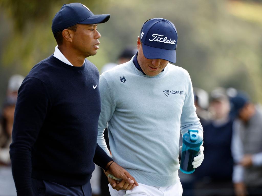 Tiger’s tampon prank has been brutally savaged by critics. (Photo by Cliff Hawkins / GETTY IMAGES NORTH AMERICA / AFP)