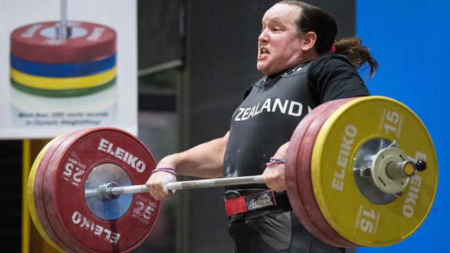 Laurel Hubbard, New Zealand weightlifter.