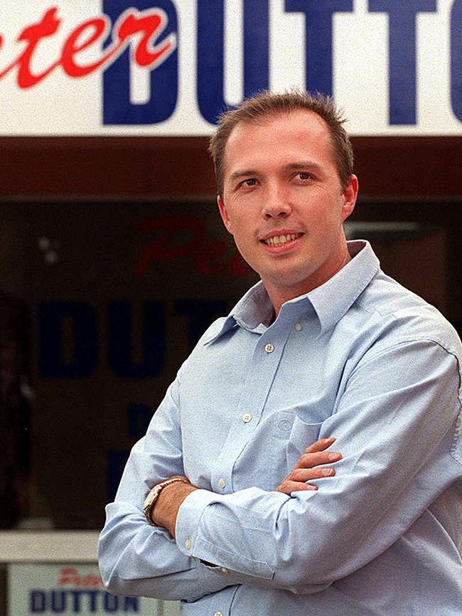 Peter Dutton in 2001. Picture: Nathan Richter