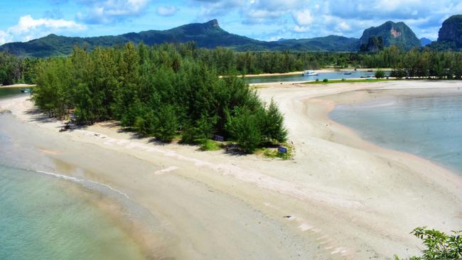 Noppharat Thara Beach is a quieter alternative to Railay Beach.
