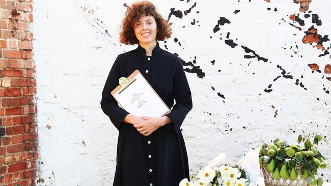 Tasmanian stylist Sarah Andrews who is conducting workshops through her business The Hosting Masterclass aimed toward Airbnb hosts. Picture: Nikki Davis-Jones