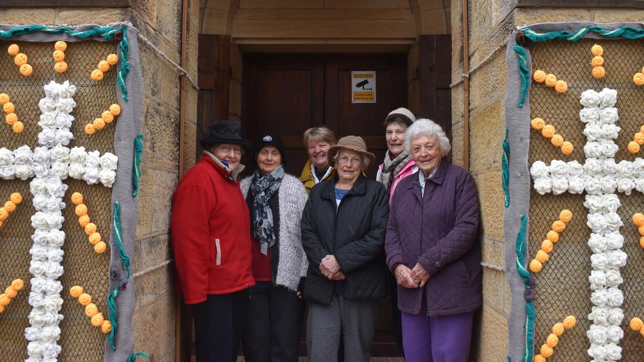 Faye, Kay, Helen, Joyce, Winsome and Elaine from St Mark's Women's Guild. July 17, 2024. (Photo: NRM)