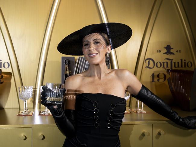 MELBOURNE, AUSTRALIA - NOVEMBER 01: Lana Wilkinson in the Don Julio marquee during the Melbourne Cup Carnival Birdcage Media Preview Day at Flemington Racecourse on November 01, 2023 in Melbourne, Australia. (Photo by Sam Tabone/Getty Images)