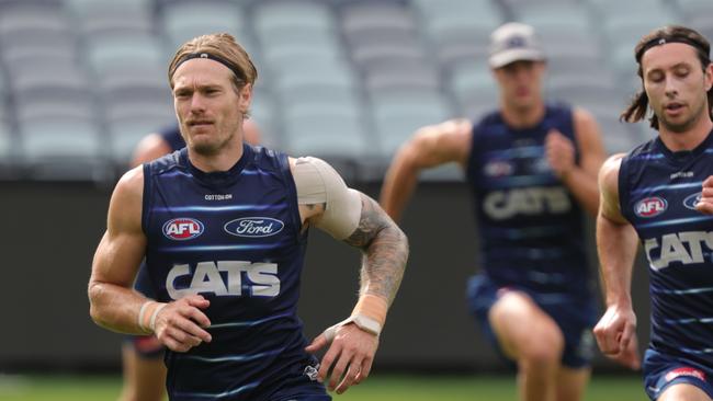 Tom Stewart says the abandoned opening round match against Brisbane has gifted the Cats a more streamlined start to the season. Picture: Mark Wilson