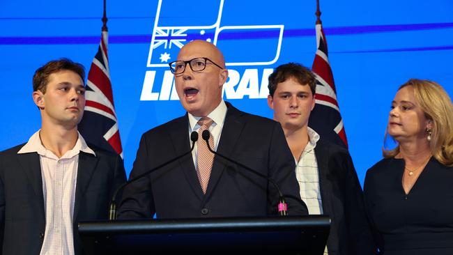 Mr Trump says he has ‘no idea who’ ousted opposition leader Peter Dutton is. Picture: Adam Head / NewsWire
