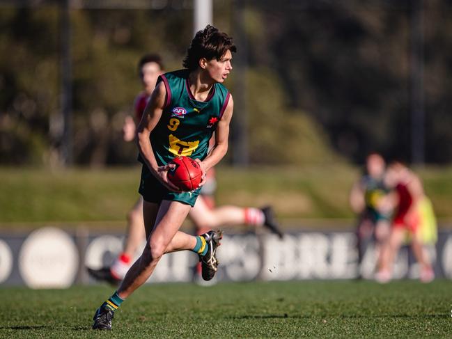 Oliver Depaoli-Kubank won Alan McLean Medal &amp; All-Australian selection. Picture Linda Higginson