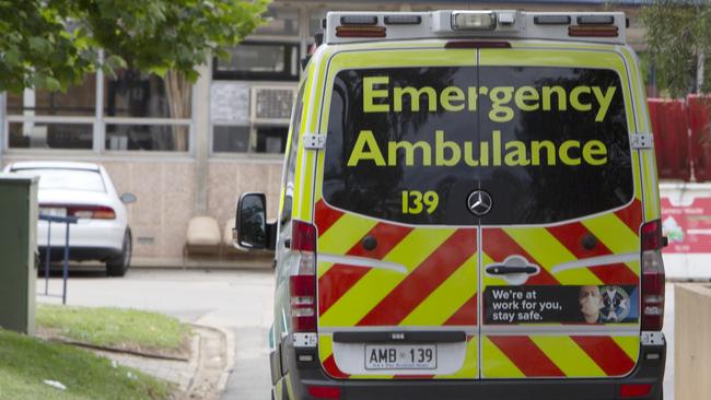 SA Ambulance wait times are the worst in Australia, according to a new report. Picture: Emma Brasier