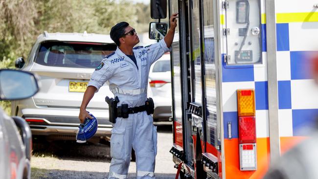 NSW Police are conducting a forensic examination of the bushland crime scene. Picture: NewsWire / Nikki Short