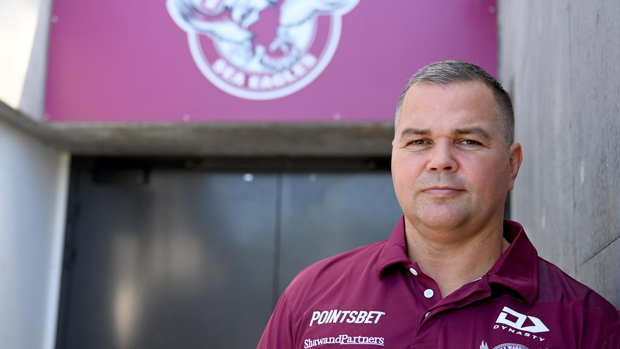 Anthony Seibold has the Sea Eagles firing on all cyclinders at Brookvale Oval. Picture: Jeremy Piper