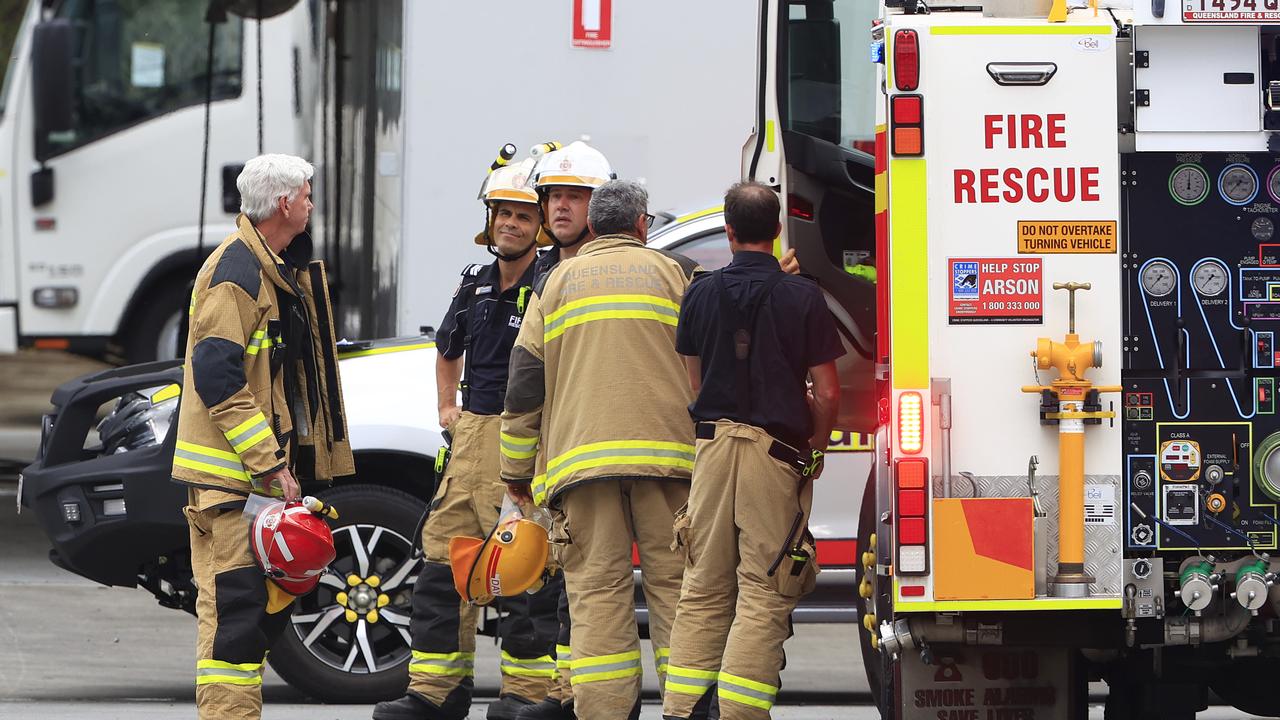 The scene at Gold Coast Isuzu in Arundel. Picture: Adam Head