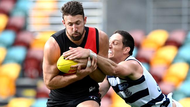 Hooker has played 201 games for Essendon. Picture: Getty Images