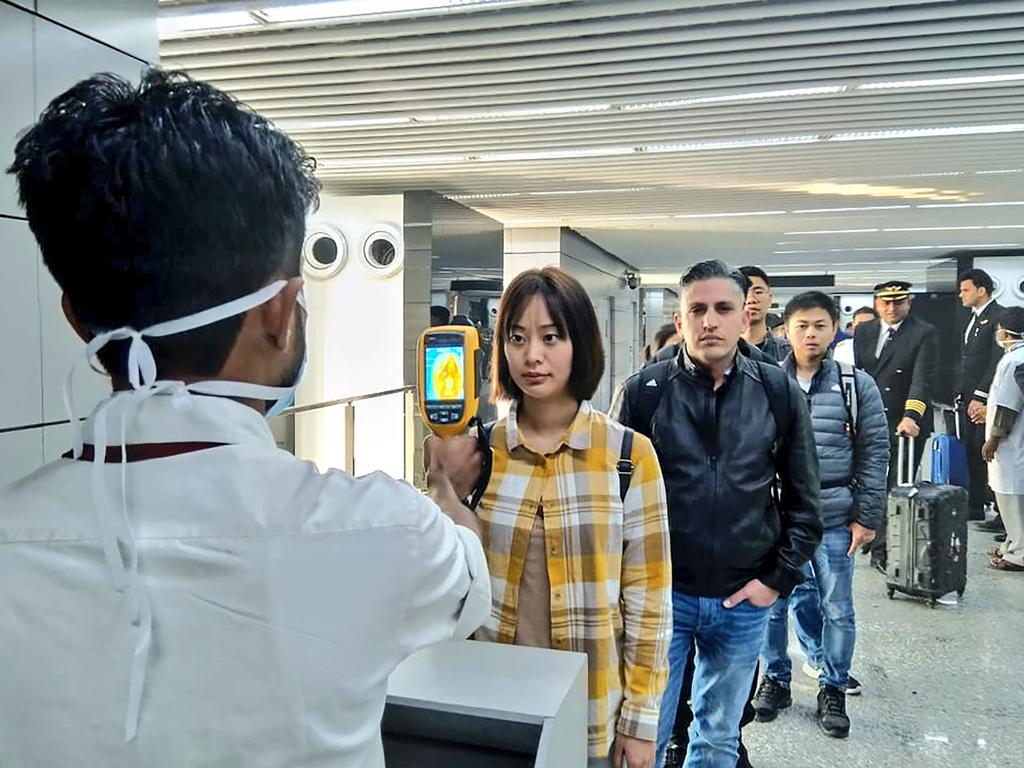 International airports are screening passengers for the infection. Picture: Ministry of Civil Aviation