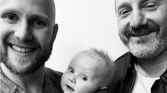 Gary Ablett Jnr with son Levi and his father Gary Ablett Snr. Picture: Instagram @jordan_ablett