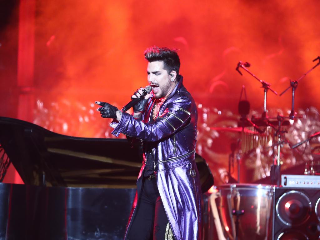 Queen perform on the Gold Coast. Photograph: Jason O'Brien