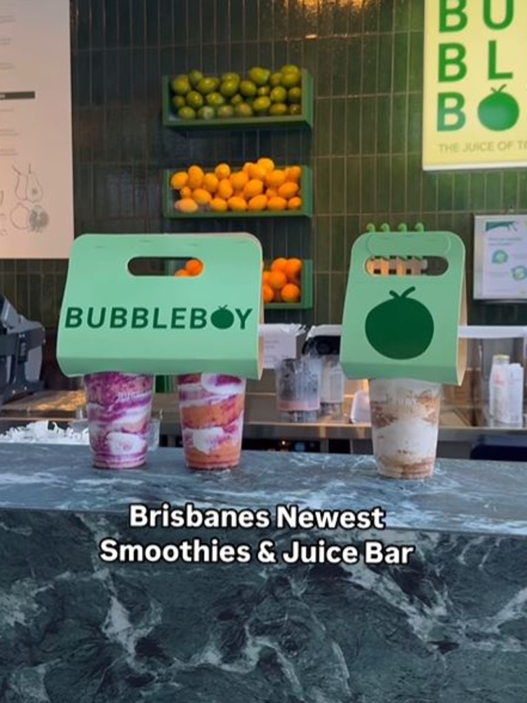 A spokesperson for the new venue said it’s ‘high pricing reflects the high-quality, organic ingredients’ used in the drinks. Picture: TikTok/@cyansocial