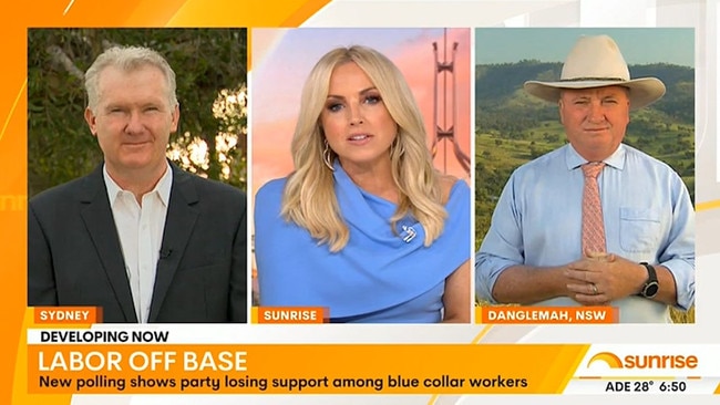 Sunrise host Monique Wright suggested the government is 'out of touch' with working Aussies.