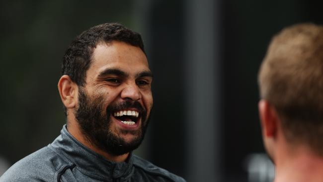 Greg Inglis of the South Sydney rugby league team during a South Sydney media call at Redfern Oval, Sydney. Pic Brett Costello