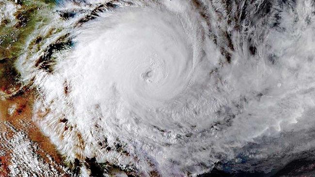 Cyclone Debbie from space. Picture: Contributed