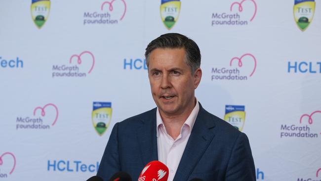 Health Minister Mark Butler is calling for calm amid the surge in Covid-19 cases. Photo by: NCA Newswire/ Gaye Gerard