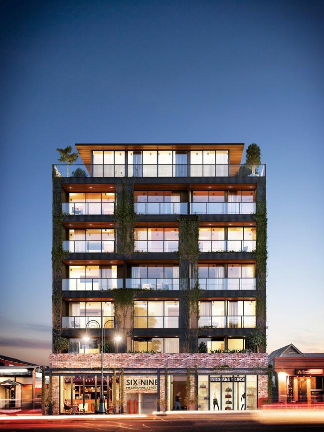 The development proposed for 69-71 Melbourne St. Picture: ModelFarm