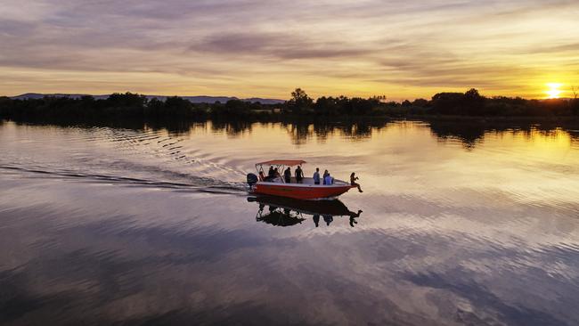 Cruising the Ord River, near Kununurra.