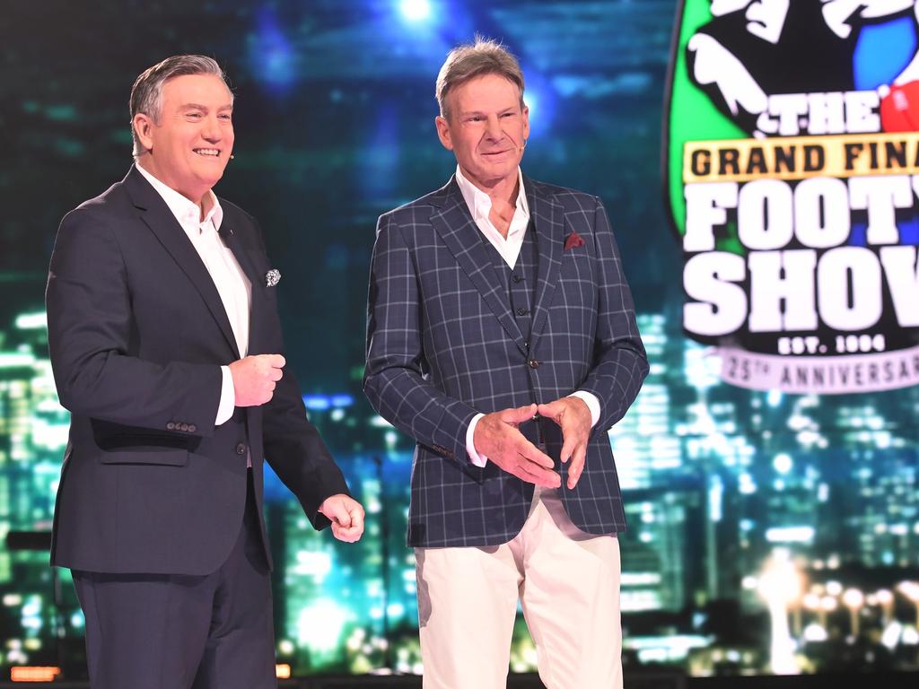 Sam Newman was one of the hosts on the Footy Show before parting ways with Nine. Picture: Channel 9