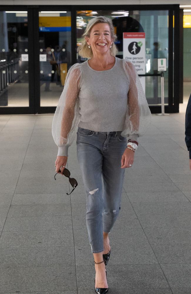 Katie Hopkins, back in the UK. Picture: Splash