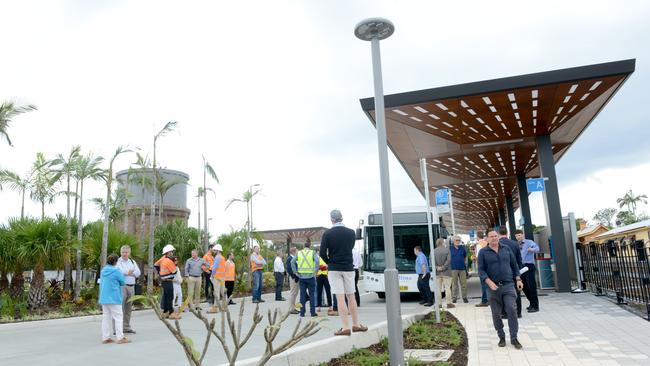 The new bus interchange in Byron Bay opened on Monday, April 29, 2021. Picture: Liana Boss