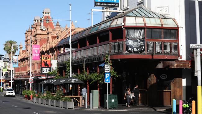 Mr Gustavvson is charged over an assault outside Hindley St venue The Woolshed. Picture: Dean Martin