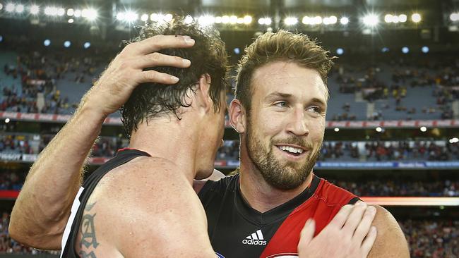 Essendon v Hawthorn Cale Hooker & Jake Carlisle Picture:Wayne Ludbey