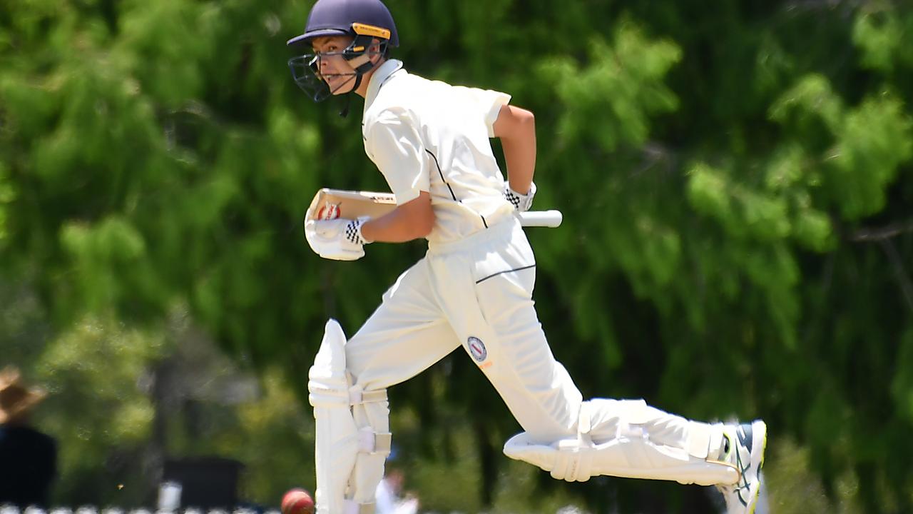 GPS First XI cricket between Churchie and Brisbane State High Saturday January 28, 2023. Picture, John Gass