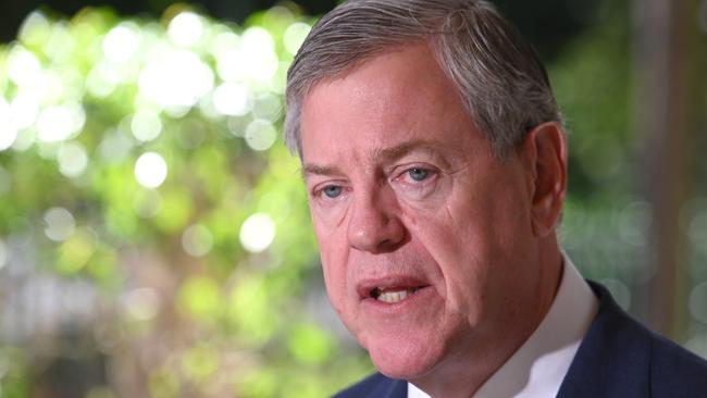 Minister for Health and Ambulance Services Tim Nicholls in Brisbane.Tuesday May 6, 2025. Picture, John Gass