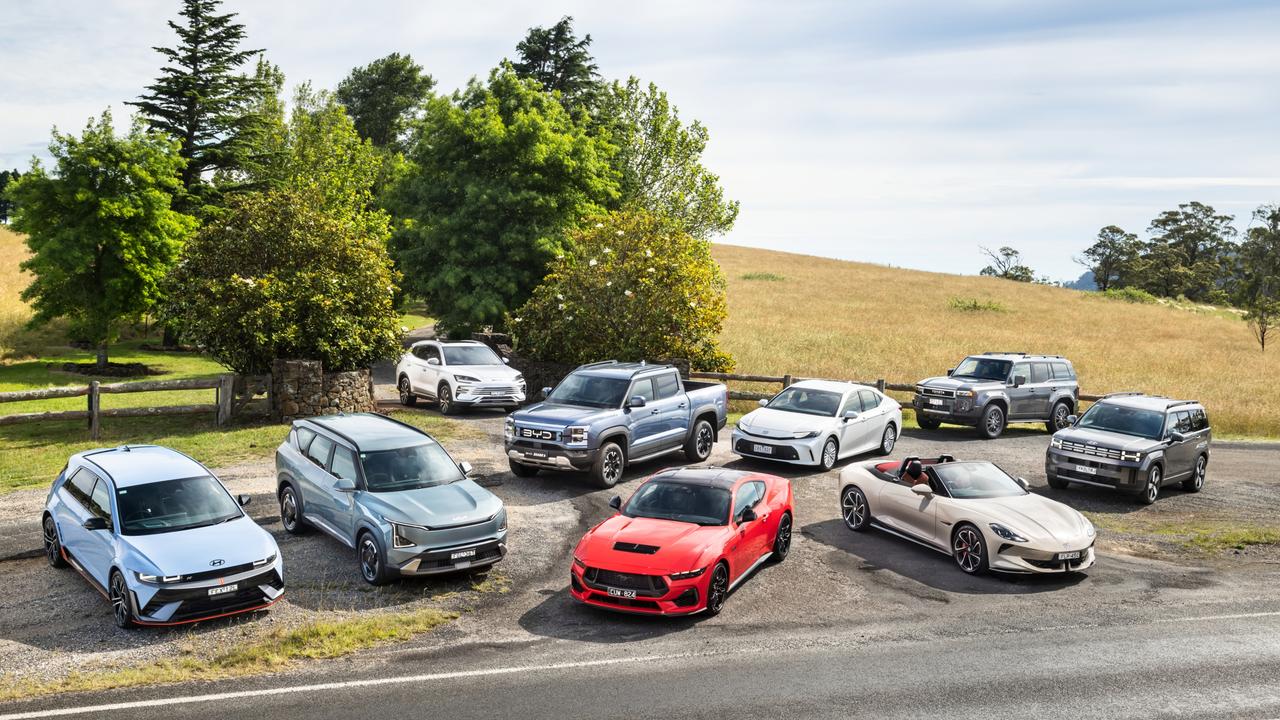 Nine finalists made the cut for News Corp Australia’s Car of the Year. Photo: Thomas Wielecki