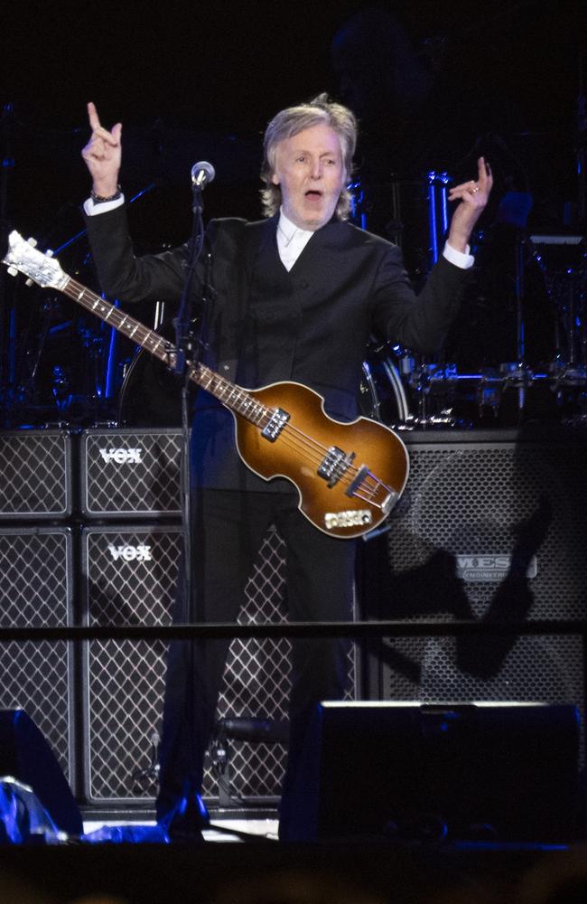 McCartney’s ‘Got Back’ tour has received critical acclaim. Picture: Monique Harmer