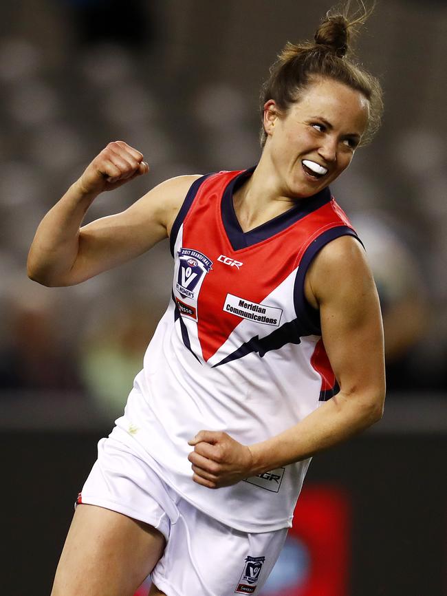 Daisy Pearce first made her name at Darebin in the VFLW. Picture: Michael Klein.