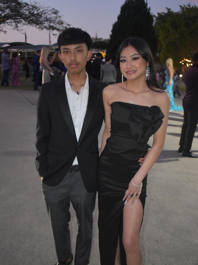 Jordan Chhim and Summer Le at Runcorn State High School 2023 formal. Photos: Georgie Walker.