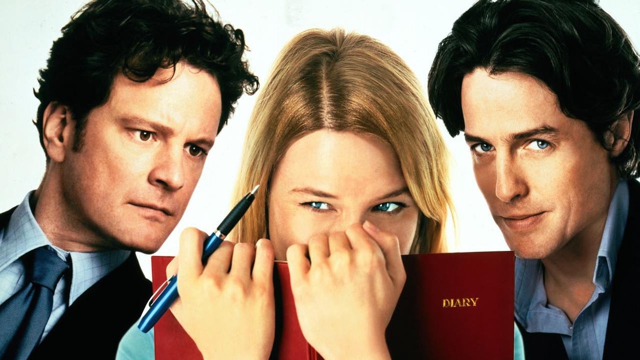 Colin Firth, Renee Zellweger and Hugh Grant in Bridget Jones's Diary. Picture: Advertiser Library