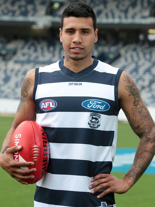 Geelong’s mature-age recruit Tim Kelly. Picture: Alison Wynd