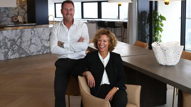 Prestige residential boss Deborah Cullen and Trent Iverson. Picture: Hollie Adams