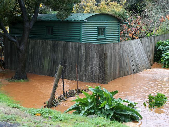 Flooding at Forth. Picture: CHRIS KIDD