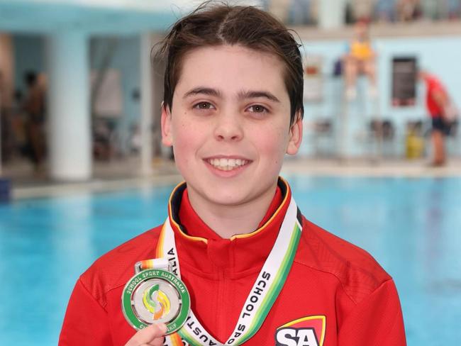 Young gun diver Orlando Eitel has been nominated for a 2024 School Sports Award. Picture: Sport In Focus