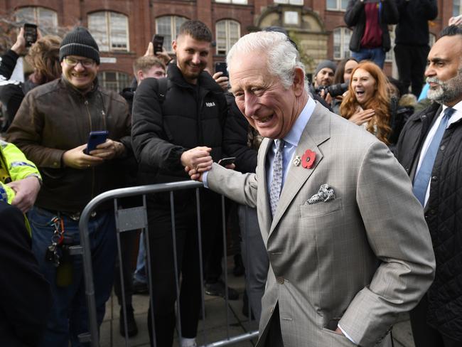 King Charles, when he was the Prince of Wales and working for the Prince’s Trust. Picture: Getty Images