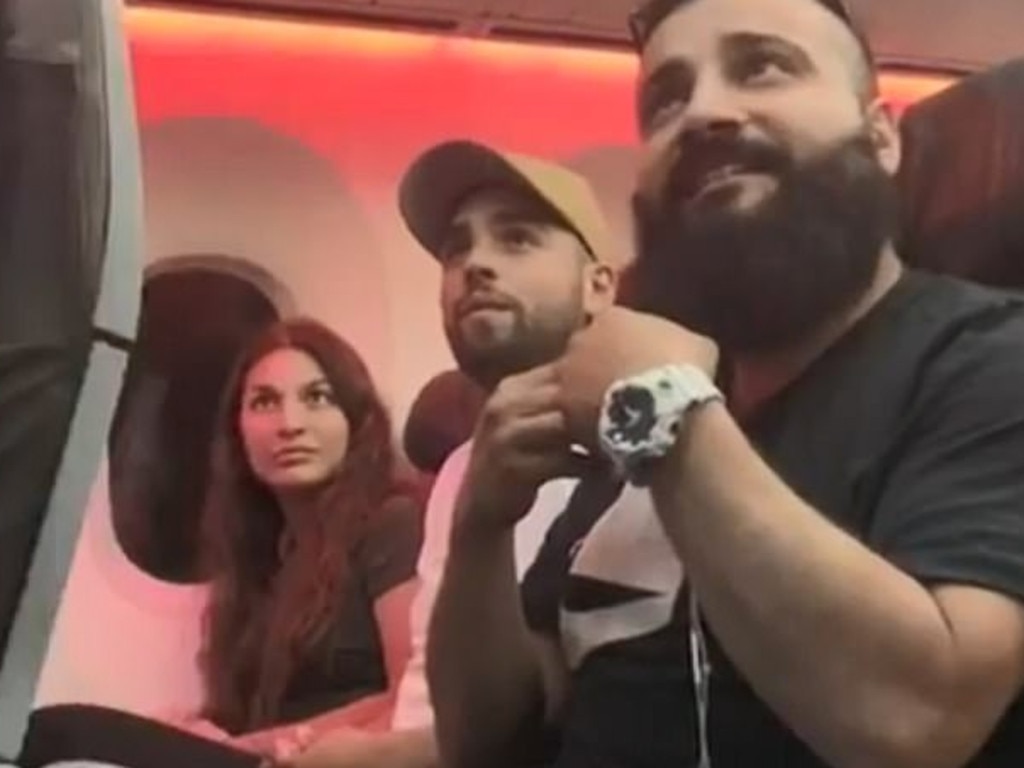 Members of the family were filmed arguing with Jetstar staff.