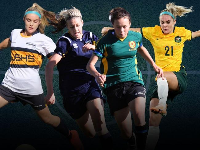 Thumbnails for the Matildas in the Bill Turner School Football championships.