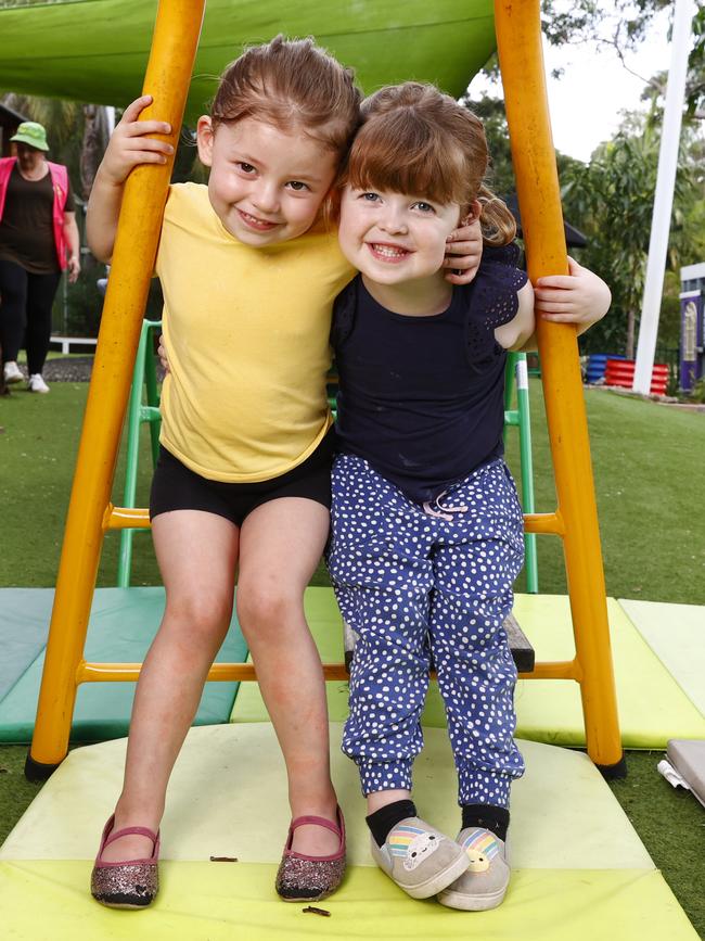 Zahli Fitzgerald and Madeleine Doyle. Picture: Richard Dobson