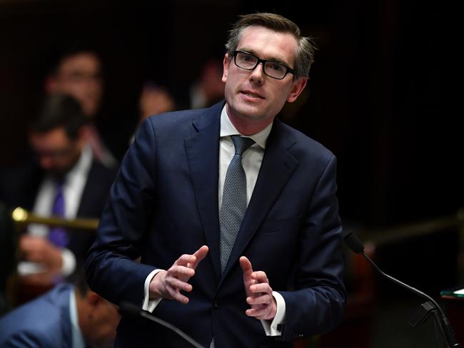 Last week NSW Treasurer Dominic Perrottet declared he wanted Mr Williams’ seat, six months out from the state election. Picture: AAP Image/Joel Carrett